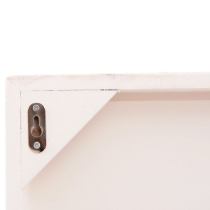 73622 ΠΙΝΑΚΑΣ ΤΕΤΡΑΓΩΝΟΣ ΣΕΙΡΑ SANTORINI HM4516 MDF ΣΕ ΥΠΟΛΕΥΚΟ ΧΡΩΜΑ 80x4,5(πάχος)x80Υεκ.