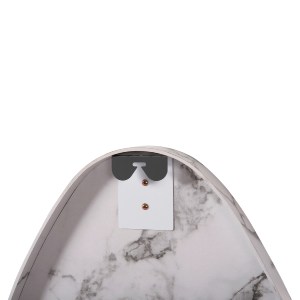 73628 ΚΑΘΡΕΠΤΗΣ ΤΟΙΧΟΥ DROP HM4488.05 ΜΕ ΠΛΑΙΣΙΟ MDF ΣΕ ΧΡΩΜΑΤΙΣΜΟ WHITE MARBLE 50x80Υεκ.