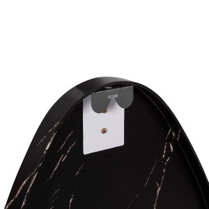 73629 ΚΑΘΡΕΠΤΗΣ ΤΟΙΧΟΥ DROP HM4488.01 ΜΕ ΠΛΑΙΣΙΟ MDF ΣΕ ΧΡΩΜΑΤΙΣΜΟ BLACK MARBLE 50x80Υεκ.