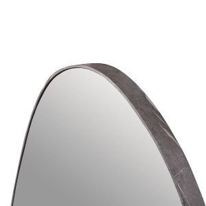 73630 ΚΑΘΡΕΠΤΗΣ ΤΟΙΧΟΥ IRREGU HM4487.02 ΜΕ ΠΛΑΙΣΙΟ MDF ΣΕ GREY MARBLE ΧΡΩΜΑ 60x80Υεκ.