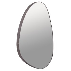 73630 ΚΑΘΡΕΠΤΗΣ ΤΟΙΧΟΥ IRREGU HM4487.02 ΜΕ ΠΛΑΙΣΙΟ MDF ΣΕ GREY MARBLE ΧΡΩΜΑ 60x80Υεκ.