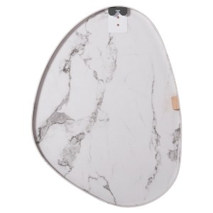 73632 ΚΑΘΡΕΠΤΗΣ ΤΟΙΧΟΥ IRREGU HM4487.05 ΜΕ ΠΛΑΙΣΙΟ MDF ΣΕ WHITE MARBLE ΧΡΩΜΑ 60x80Υεκ.