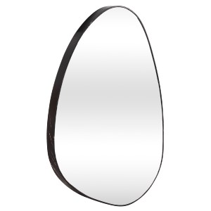 73633 ΚΑΘΡΕΠΤΗΣ ΤΟΙΧΟΥ IRREGU HM4487.01 ΜΕ ΠΛΑΙΣΙΟ MDF ΣΕ BLACK MARBLE ΧΡΩΜΑ 60x80Υεκ.