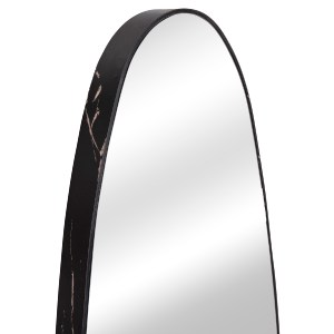 73635 ΚΑΘΡΕΠΤΗΣ ΤΟΙΧΟΥ CRITHER HM4486.01 ΜΕ ΠΛΑΙΣΙΟ MDF ΣΕ BLACK MARBLE ΧΡΩΜΑ 49x140Υεκ.