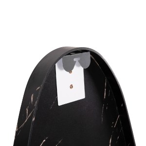73635 ΚΑΘΡΕΠΤΗΣ ΤΟΙΧΟΥ CRITHER HM4486.01 ΜΕ ΠΛΑΙΣΙΟ MDF ΣΕ BLACK MARBLE ΧΡΩΜΑ 49x140Υεκ.