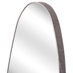 73636 ΚΑΘΡΕΠΤΗΣ ΤΟΙΧΟΥ CRITHER HM4486.02 ΜΕ ΠΛΑΙΣΙΟ MDF ΣΕ GREY MARBLE ΧΡΩΜΑ 49x140Υεκ.