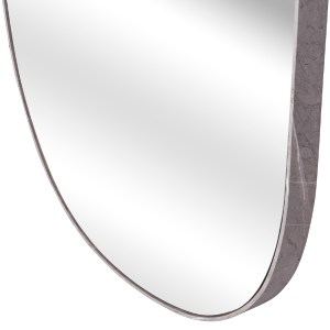73636 ΚΑΘΡΕΠΤΗΣ ΤΟΙΧΟΥ CRITHER HM4486.02 ΜΕ ΠΛΑΙΣΙΟ MDF ΣΕ GREY MARBLE ΧΡΩΜΑ 49x140Υεκ.