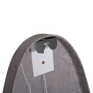 73636 ΚΑΘΡΕΠΤΗΣ ΤΟΙΧΟΥ CRITHER HM4486.02 ΜΕ ΠΛΑΙΣΙΟ MDF ΣΕ GREY MARBLE ΧΡΩΜΑ 49x140Υεκ.