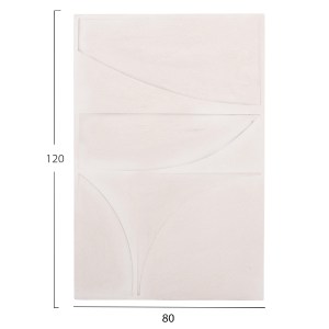 73639 ΠΙΝΑΚΑΣ ΣΕΙΡΑ SANTORINI HM4505 MDF ΣΕ ΥΠΟΛΕΥΚΟ ΧΡΩΜΑ 80x4(πάχος)x120Υεκ.