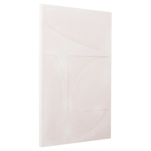 73640 ΠΙΝΑΚΑΣ ΣΕΙΡΑ SANTORINI HM4506 MDF ΣΕ ΥΠΟΛΕΥΚΟ ΧΡΩΜΑ 80x4(πάχος)x120Υεκ.