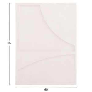 73641 ΠΙΝΑΚΑΣ ΟΡΘΟΓΩΝΙΟΣ ΣΕΙΡΑ SANTORINI HM4509 MDF ΥΠΟΛΕΥΚΟ ΧΡΩΜΑ 60x4(πάχος)x80Υεκ.