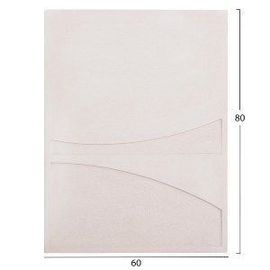 73642 ΠΙΝΑΚΑΣ ΟΡΘΟΓΩΝΙΟΣ ΣΕΙΡΑ SANTORINI HM4510 MDF ΣΕ ΥΠΟΛΕΥΚΟ ΧΡΩΜΑ 60x4(πάχος)x80Υεκ.