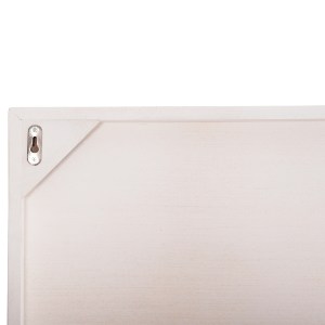 73643 ΠΙΝΑΚΑΣ ΟΡΘΟΓΩΝΙΟΣ ΣΕΙΡΑ SANTORINI HM4531 MDF ΥΠΟΛΕΥΚΟ-ΔΙΑΚΟΣΜΗΣΗ ΜΠΕΖ 80x4,5(πάχος)x120Υεκ.