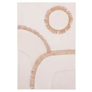 73643 ΠΙΝΑΚΑΣ ΟΡΘΟΓΩΝΙΟΣ ΣΕΙΡΑ SANTORINI HM4531 MDF ΥΠΟΛΕΥΚΟ-ΔΙΑΚΟΣΜΗΣΗ ΜΠΕΖ 80x4,5(πάχος)x120Υεκ.