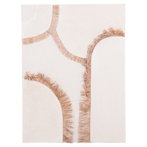 73644 ΠΙΝΑΚΑΣ ΟΡΘΟΓΩΝΙΟΣ ΣΕΙΡΑ SANTORINI HM4532 MDF ΥΠΟΛΕΥΚΟ ΧΡΩΜΑ-ΔΙΑΚΟΣΜΗΣΗ ΜΠΕΖ 60x4,5(πάχος)x80Υεκ.