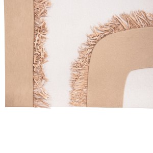 73645 ΠΙΝΑΚΑΣ ΟΡΘΟΓΩΝΙΟΣ ΣΕΙΡΑ SANTORINI HM4533 MDF ΥΠΟΛΕΥΚΟ-ΚΑΦΕ-ΚΡΟΣΙΑ ΜΠΕΖ 60x4,5(πάχος)x80Υεκ