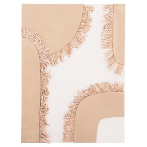 73645 ΠΙΝΑΚΑΣ ΟΡΘΟΓΩΝΙΟΣ ΣΕΙΡΑ SANTORINI HM4533 MDF ΥΠΟΛΕΥΚΟ-ΚΑΦΕ-ΚΡΟΣΙΑ ΜΠΕΖ 60x4,5(πάχος)x80Υεκ