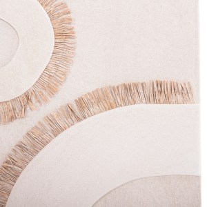 73646 ΠΙΝΑΚΑΣ ΟΡΘΟΓΩΝΙΟΣ ΣΕΙΡΑ SANTORINI HM4534 MDF ΥΠΟΛΕΥΚΟ ΧΡΩΜΑ-ΔΙΑΚΟΣΜΗΣΗ ΜΠΕΖ 48x4,5(πάχος)x60Υεκ.