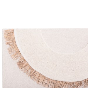 73647 ΠΙΝΑΚΑΣ ΟΡΘΟΓΩΝΙΟΣ ΣΕΙΡΑ SANTORINI HM4535 MDF ΥΠΟΛΕΥΚΟ ΧΡΩΜΑ-ΔΙΑΚΟΣΜΗΣΗ ΜΠΕΖ 48x4,5(πάχος)x60Υεκ.