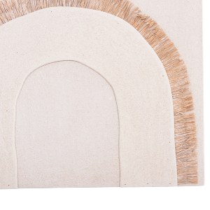 73647 ΠΙΝΑΚΑΣ ΟΡΘΟΓΩΝΙΟΣ ΣΕΙΡΑ SANTORINI HM4535 MDF ΥΠΟΛΕΥΚΟ ΧΡΩΜΑ-ΔΙΑΚΟΣΜΗΣΗ ΜΠΕΖ 48x4,5(πάχος)x60Υεκ.