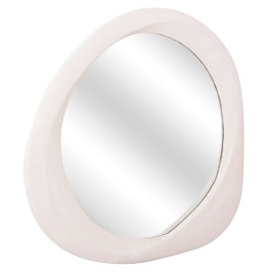 73648 ΚΑΘΡΕΠΤΗΣ ΤΟΙΧΟΥ ΟΒΑΛ ΣΕΙΡΑ SANTORINI HM4511 MDF ΣΕ ΥΠΟΛΕΥΚΟ 82x3,5x74Υεκ