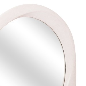 73648 ΚΑΘΡΕΠΤΗΣ ΤΟΙΧΟΥ ΟΒΑΛ ΣΕΙΡΑ SANTORINI HM4511 MDF ΣΕ ΥΠΟΛΕΥΚΟ 82x3,5x74Υεκ