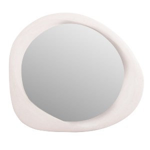 73648 ΚΑΘΡΕΠΤΗΣ ΤΟΙΧΟΥ ΟΒΑΛ ΣΕΙΡΑ SANTORINI HM4511 MDF ΣΕ ΥΠΟΛΕΥΚΟ 82x3,5x74Υεκ