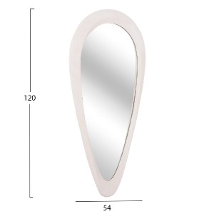 73649 ΚΑΘΡΕΠΤΗΣ ΤΟΙΧΟΥ ΣΕΙΡΑ SANTORINI HM4512 MDF ΣΕ ΥΠΟΛΕΥΚΟ 54x3,5x120Υεκ