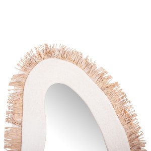 73651 ΚΑΘΡΕΠΤΗΣ ΤΟΙΧΟΥ ΣΕΙΡΑ SANTORINI HM4525 MDF ΥΠΟΛΕΥΚΟ-ΔΙΑΚΟΣΜΗΣΗ ΣΕ ΜΠΕΖ 63x1,8x120Υεκ.