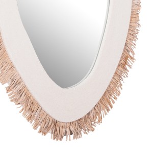 73651 ΚΑΘΡΕΠΤΗΣ ΤΟΙΧΟΥ ΣΕΙΡΑ SANTORINI HM4525 MDF ΥΠΟΛΕΥΚΟ-ΔΙΑΚΟΣΜΗΣΗ ΣΕ ΜΠΕΖ 63x1,8x120Υεκ.