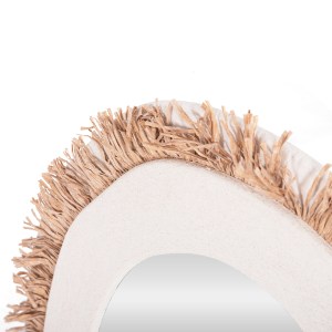 73654 ΚΑΘΡΕΠΤΗΣ ΤΟΙΧΟΥ ΣΕΙΡΑ SANTORINI HM4528 MDF ΥΠΟΛΕΥΚΟ-ΔΙΑΚΟΣΜΗΣΗ ΣΕ ΜΠΕΖ 60x2x80Υεκ.