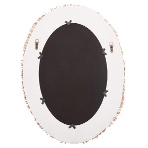 73654 ΚΑΘΡΕΠΤΗΣ ΤΟΙΧΟΥ ΣΕΙΡΑ SANTORINI HM4528 MDF ΥΠΟΛΕΥΚΟ-ΔΙΑΚΟΣΜΗΣΗ ΣΕ ΜΠΕΖ 60x2x80Υεκ.