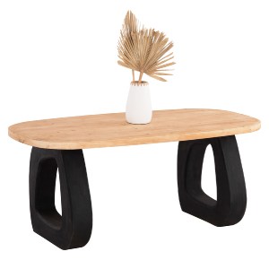 73664 ΤΡΑΠΕΖΙ ΤΡΑΠΕΖΑΡΙΑΣ ΣΕΙΡΑ SANTORINI HM18065 TOP ΞΥΛΟ ΕΛΑΤΟΥ-ΠΟΔΙΑ ΠΟΛΥΡΗΤΙΝΗΣ 180x91x76Υεκ