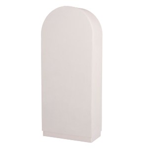 73667 ΡΑΦΙΕΡΑ ΣΕΙΡΑ SANTORINI HM18044 MDF ΥΠΟΛΕΥΚΟ-ΡΑΦΙΑ ΞΥΛΟ ΕΛΑΤΟΥ ΦΥΣΙΚΟ 80x38x188,5Υεκ.