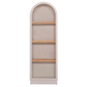73668 ΡΑΦΙΕΡΑ ΣΕΙΡΑ SANTORINI HM18045 MDF ΥΠΟΛΕΥΚΟ-ΡΑΦΙΑ ΞΥΛΟ ΕΛΑΤΟΥ ΦΥΣΙΚΟ 60x38,5x179Υεκ.