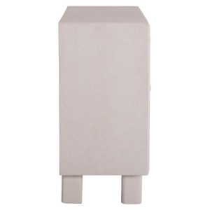 73671 ΜΠΟΥΦΕΣ ΣΕΙΡΑ SANTORINI HM18048 MDF ΣΕ ΥΠΟΛΕΥΚΟ ΧΡΩΜΑ-3 ΣΥΡΤΑΡΙΑ & 2 ΠΟΡΤΕΣ 120x38x80Υεκ.