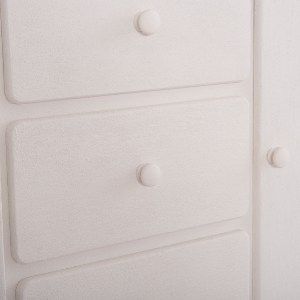 73671 ΜΠΟΥΦΕΣ ΣΕΙΡΑ SANTORINI HM18048 MDF ΣΕ ΥΠΟΛΕΥΚΟ ΧΡΩΜΑ-3 ΣΥΡΤΑΡΙΑ & 2 ΠΟΡΤΕΣ 120x38x80Υεκ.