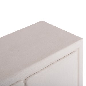 73671 ΜΠΟΥΦΕΣ ΣΕΙΡΑ SANTORINI HM18048 MDF ΣΕ ΥΠΟΛΕΥΚΟ ΧΡΩΜΑ-3 ΣΥΡΤΑΡΙΑ & 2 ΠΟΡΤΕΣ 120x38x80Υεκ.