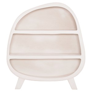 73673 ΡΑΦΙΕΡΑ ΣΕΙΡΑ SANTORINI HM18060.01 MDF ΣΕ ΥΠΟΛΕΥΚΟ ΧΡΩΜΑ 120x38x133Υεκ.