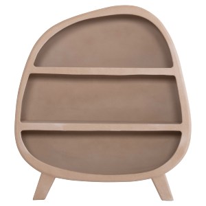 73674 ΡΑΦΙΕΡΑ ΣΕΙΡΑ SANTORINI HM18060.02 MDF ΣΕ ΚΑΦΕ ΧΡΩΜΑ 120x38x133Υεκ.