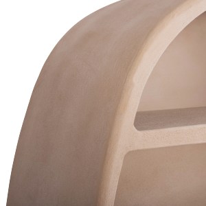 73674 ΡΑΦΙΕΡΑ ΣΕΙΡΑ SANTORINI HM18060.02 MDF ΣΕ ΚΑΦΕ ΧΡΩΜΑ 120x38x133Υεκ.
