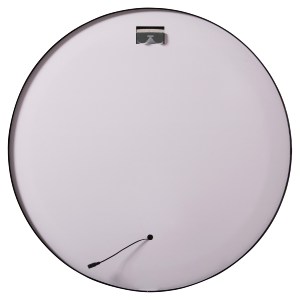 73676 ΚΑΘΡΕΠΤΗΣ ΤΟΙΧΟΥ ΣΤΡΟΓΓΥΛΟΣ ROUNDER HM4503.01 ΑΛΟΥΜΙΝΙΟ ΣΕ ΜΑΥΡΟ-ΦΩΤΙΣΜΟΣ LED Φ80εκ.