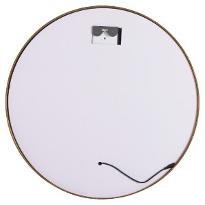 73686 ΚΑΘΡΕΠΤΗΣ ΤΟΙΧΟΥ ΣΤΡΟΓΓΥΛΟΣ ROUNDER HM4503.30 ΑΛΟΥΜΙΝΙΟ ΣΕ ΧΡΥΣΟ-ΦΩΤΙΣΜΟΣ LED Φ80εκ.