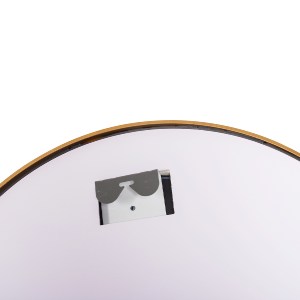 73686 ΚΑΘΡΕΠΤΗΣ ΤΟΙΧΟΥ ΣΤΡΟΓΓΥΛΟΣ ROUNDER HM4503.30 ΑΛΟΥΜΙΝΙΟ ΣΕ ΧΡΥΣΟ-ΦΩΤΙΣΜΟΣ LED Φ80εκ.