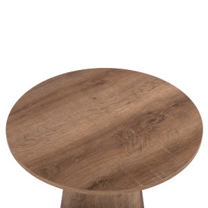 73692 ΒΟΗΘΗΤΙΚΟ ΤΡΑΠΕΖΑΚΙ KARAN HM18029 MDF ΣΕ ΦΥΣΙΚΟ ΧΡΩΜΑ ΞΥΛΟΥ Φ45x56,5Υεκ