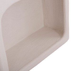 73701 ΡΑΦΙΕΡΑ ΤΟΙΧΟΥ ΣΕΙΡΑ SANTORINI HM18069 MDF ΣΕ ΥΠΟΛΕΥΚΟ ΧΡΩΜΑ 47,5x18x120Υεκ.