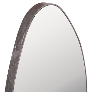 73702 ΚΑΘΡΕΠΤΗΣ ΤΟΙΧΟΥ DROP HM4488.02 ΜΕ ΠΛΑΙΣΙΟ MDF ΣΕ ΧΡΩΜΑΤΙΣΜΟ GREY MARBLE 50x80Υεκ.