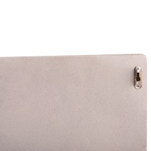 73708 ΡΑΦΙΕΡΑ-ΚΟΜΜΟ ΣΕΙΡΑ SANTORINI HM18059 MDF ΣΕ ΥΠΟΛΕΥΚΟ 80x18x120Υεκ.