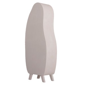 73710 ΡΑΦΙΕΡΑ ΣΕΙΡΑ SANTORINI HM18067 MDF ΣΕ ΥΠΟΛΕΥΚΟ ΧΡΩΜΑ 80x38x196Υεκ.