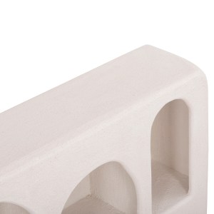 73712 ΡΑΦΙ ΤΟΙΧΟΥ ΣΕΙΡΑ SANTORINI HM18063.01 MDF ΣΕ ΥΠΟΛΕΥΚΟ 120x18x60Υεκ.